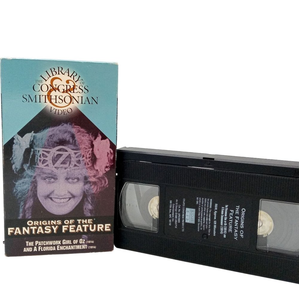 Origins Of The Fantasy Feature VHS 1914 Movies Patchwork Girl Of Oz Florida